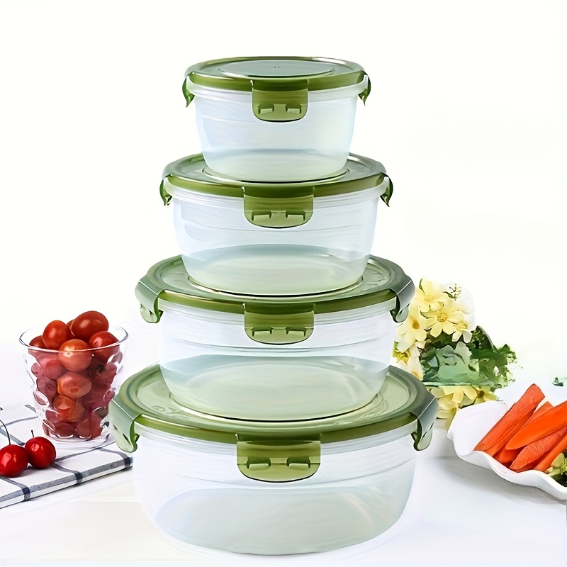 4 Plastic Food Storage Contain - Food Storage For Camping 评论和价格