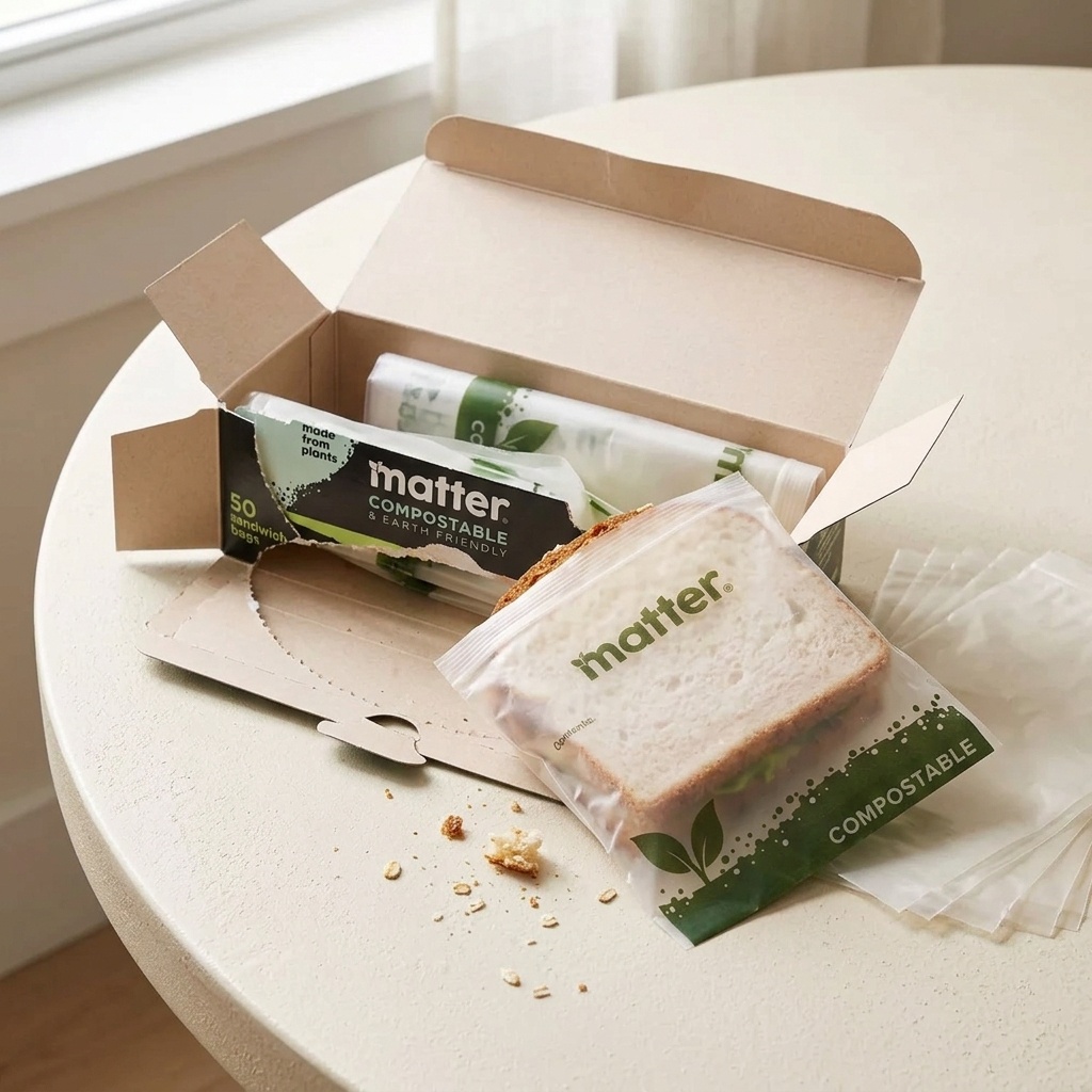 50 Count Compostable Sandwich  - Food Storage Plant 评论和价格