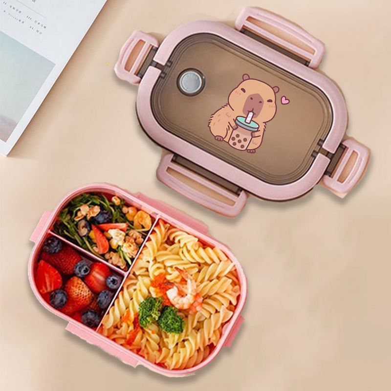 Capybara Bento Lunch Box Anime - Food Storage Box Set 评论和价格