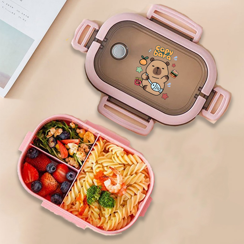 Capybara Bento Lunch Box Anime - Food Storage Box Set 评论和价格