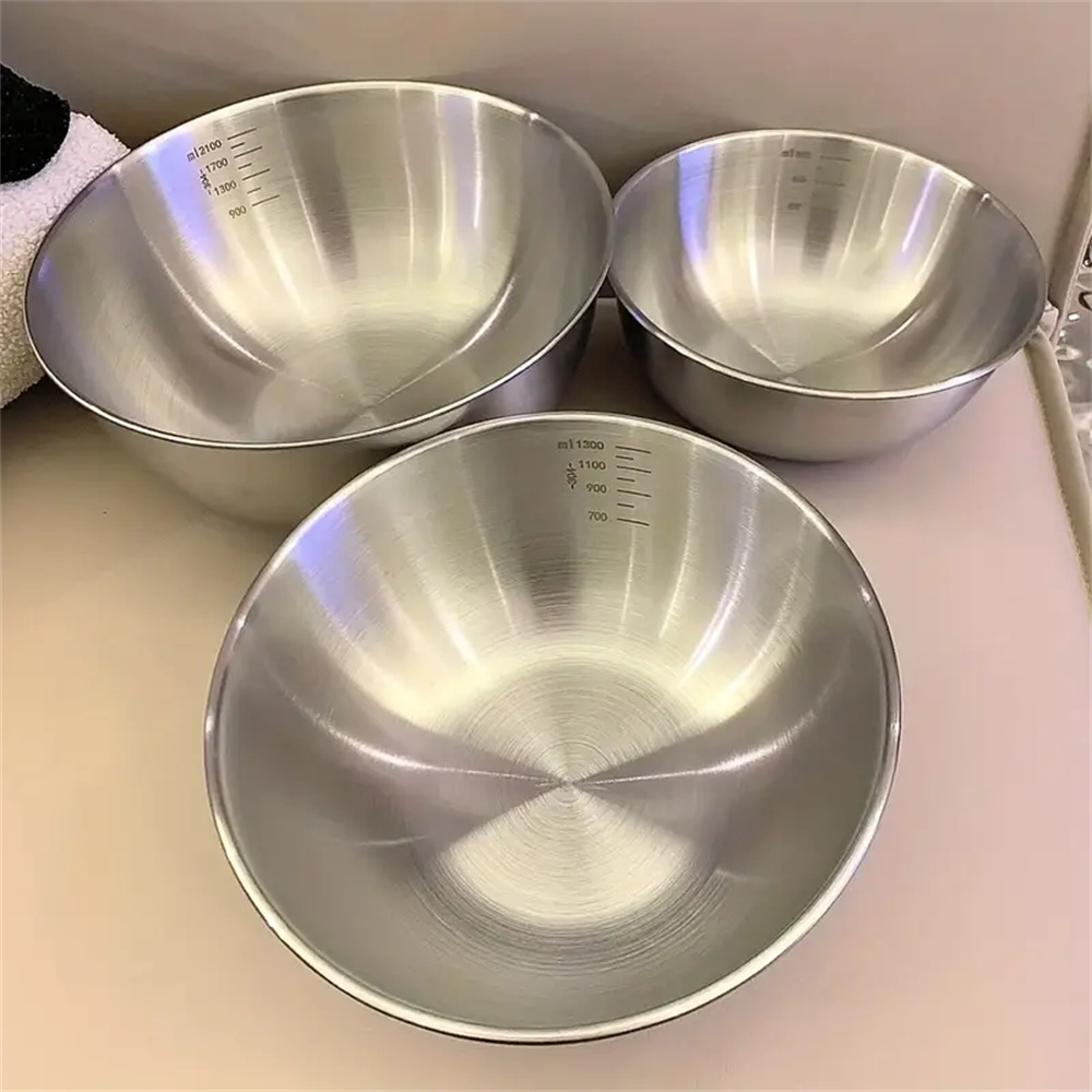 1-3 Stainless Steel Bowl Set w - Food Storage Essentials 评论和价格
