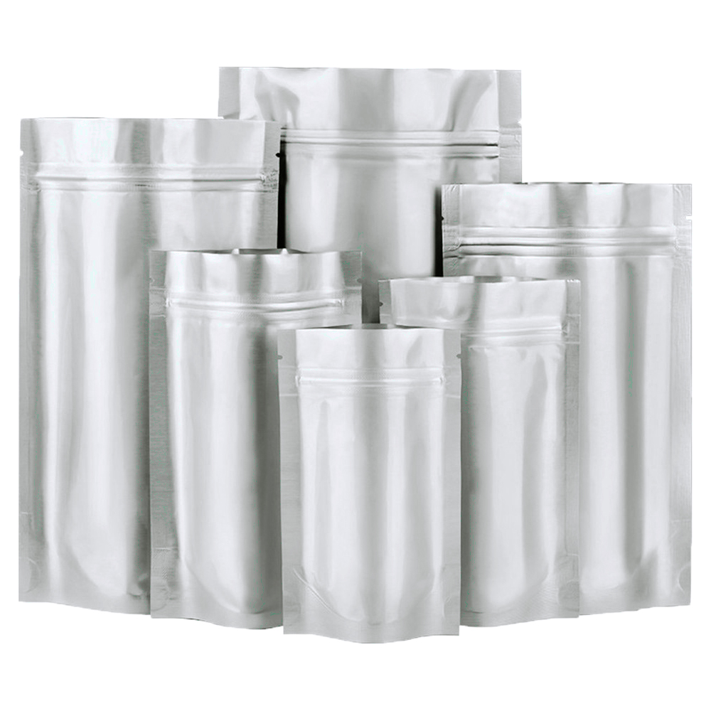 100Pcs Silver Zip Lock Pure My - Food Storage Ziploc Bags 评论和价格