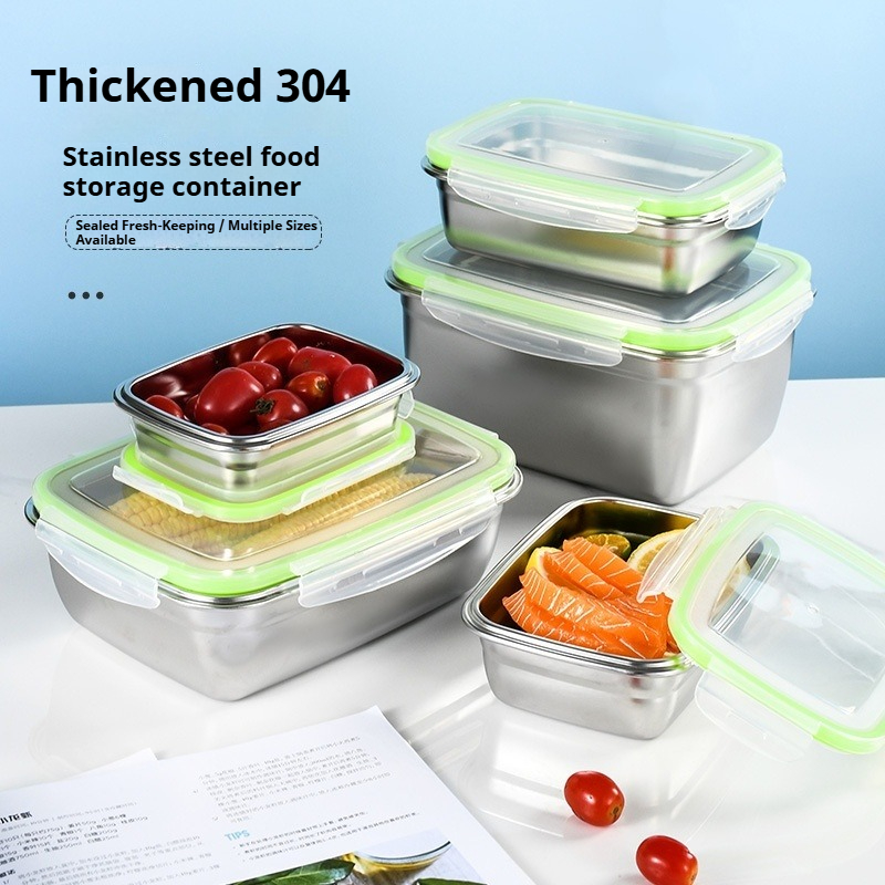 304 Stainless Steel Lunch Box  - Food Storage Box Set 评论和价格