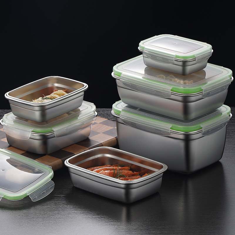 304 Stainless Steel Lunch Box  - Food Storage Box Set 评论和价格