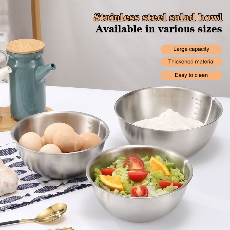 1PC Stainless Steel Bowl Set W - Food Storage Essentials 评论和价格