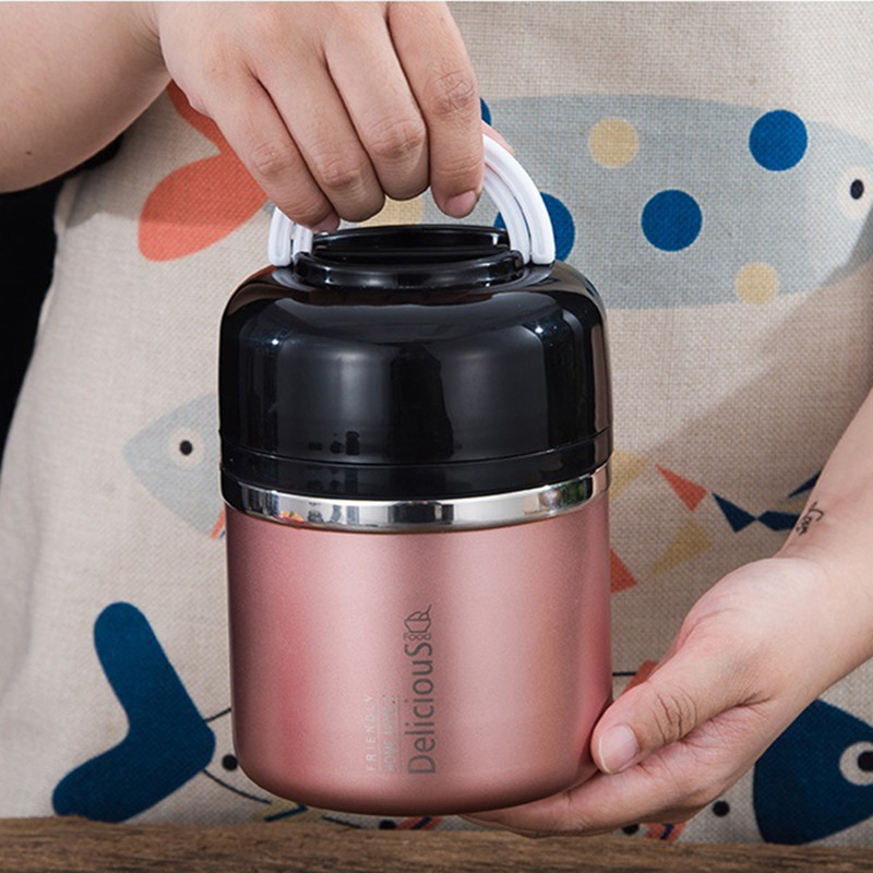 Lunch Box Stainless Steel Ther - Food Storage For Long Term 评论和价格