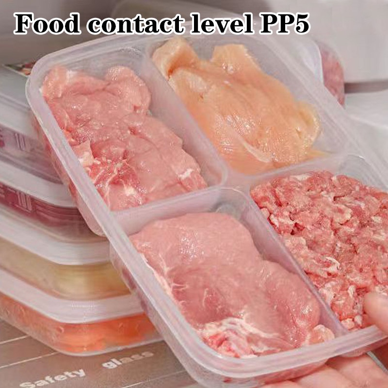 New【4 Grids Plastic Storage Bo - Food Storage Box Set 评论和价格