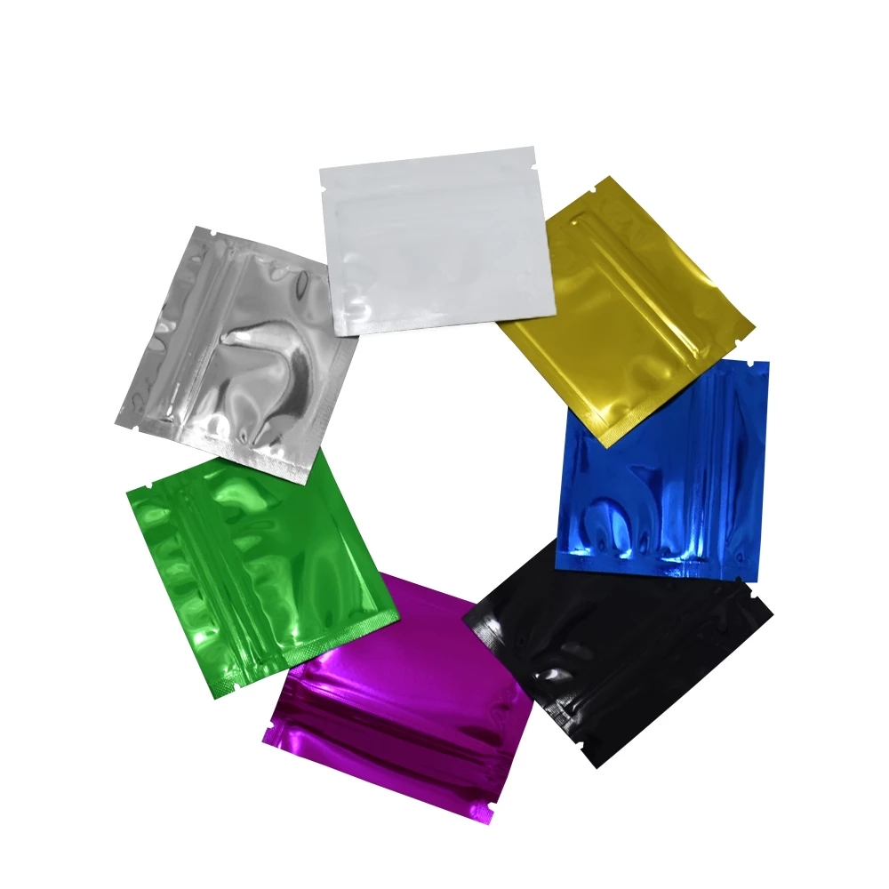 100Pcs Colorful Glossy Aluminu - Food Storage Ziploc Bags 评论和价格