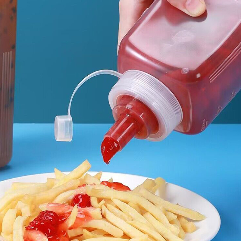 600/800/1000ML Squeeze Condime - Salad Dressing Bottle 评论和价格