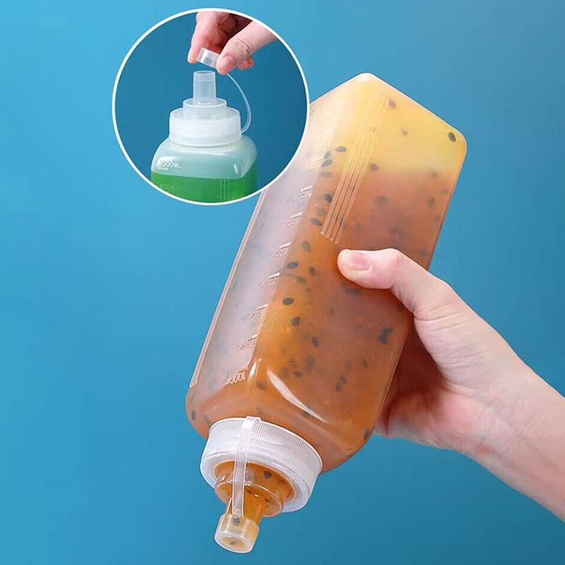 600/800/1000ML Squeeze Condime - Salad Dressing Bottle 评论和价格