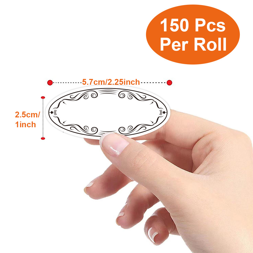 150Pcs Oval Canning Labels for - Food Storage Jar Labels 评论和价格