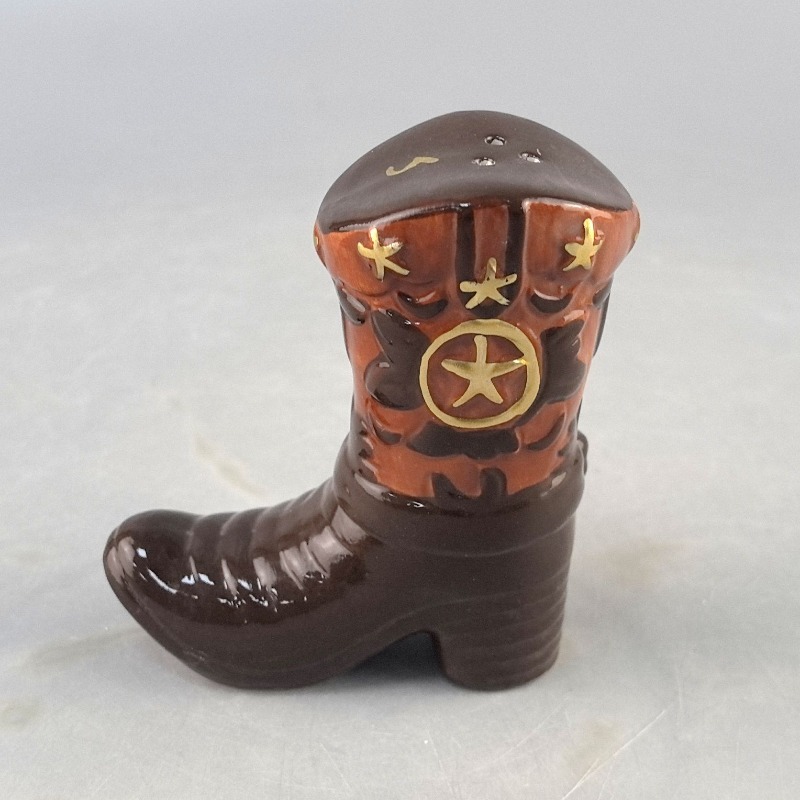 Vintage Boots Ceramic Spice Ja - Food Storage Box Set 评论和价格