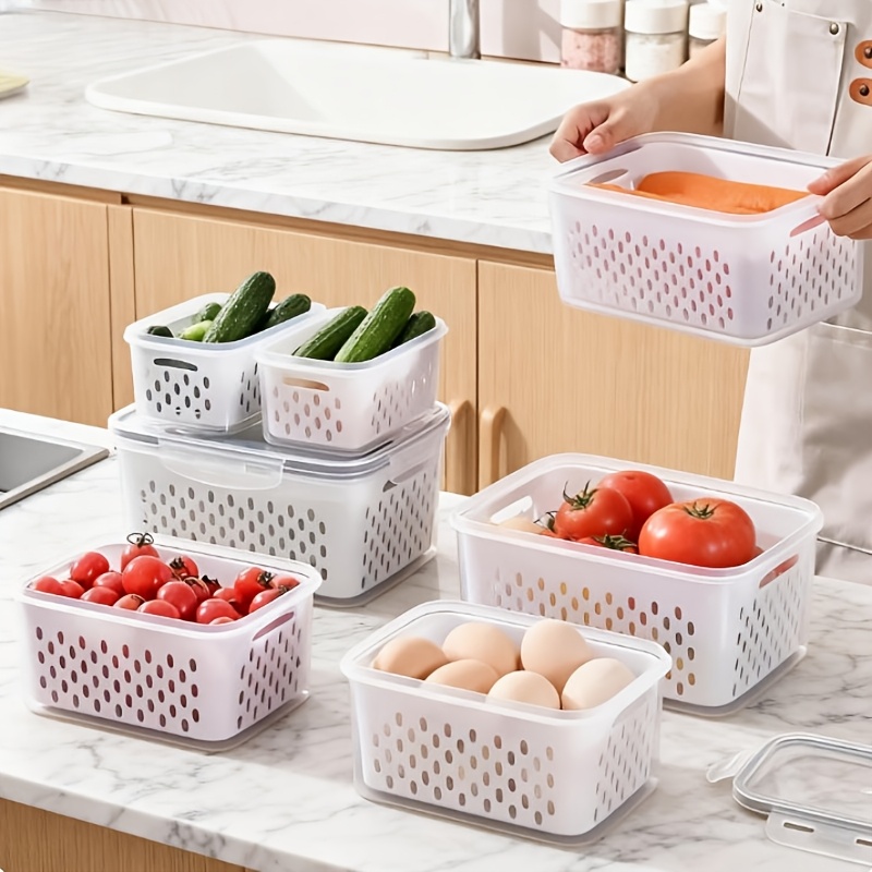 4pcs/Set Leak-Proof Food Stora - Storage Food Prep 评论和价格