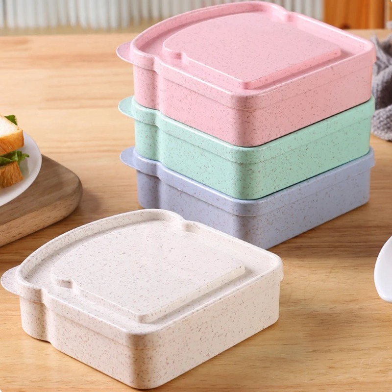 1/4pcs Reusable Bento Sandwich - Food Storage Canister 评论和价格