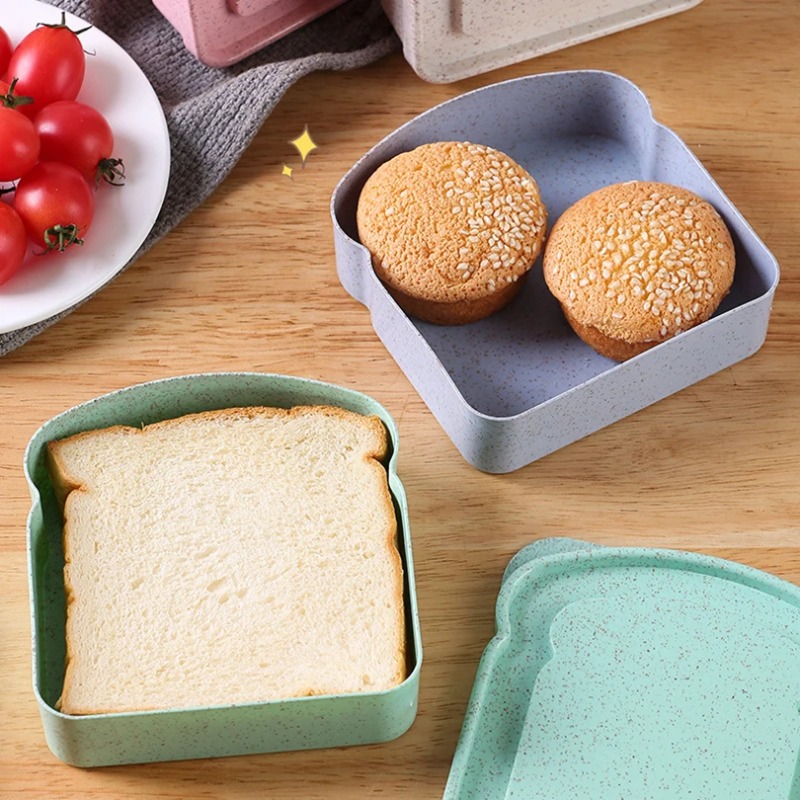 1/4pcs Reusable Bento Sandwich - Food Storage Canister 评论和价格