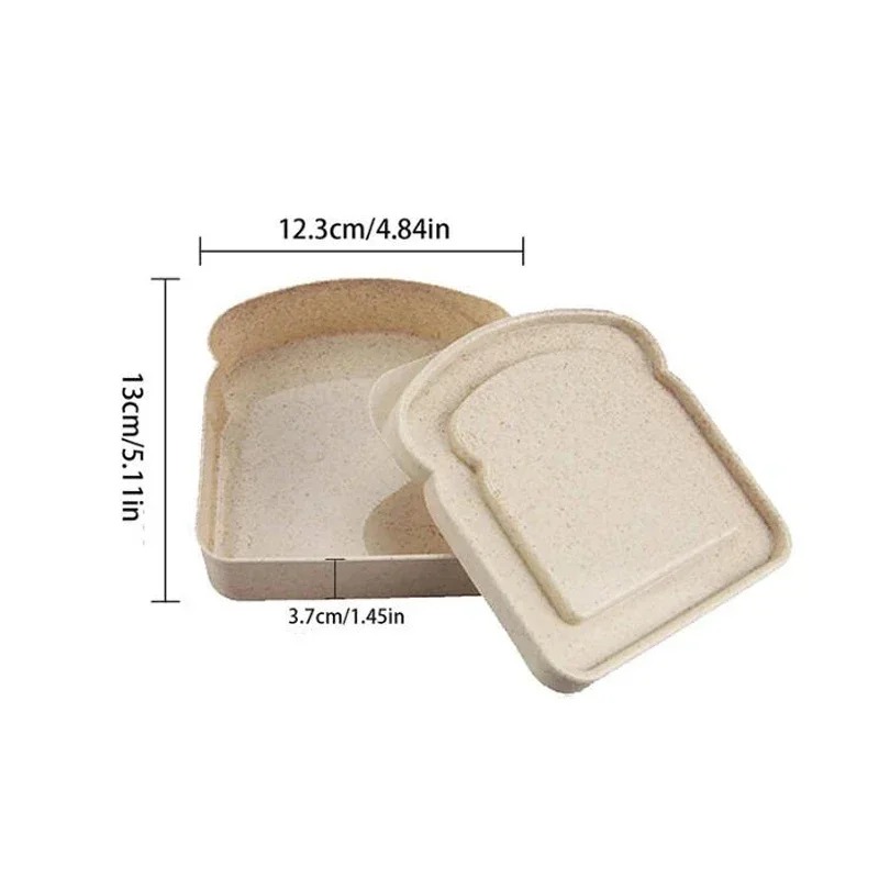 1/4pcs Reusable Bento Sandwich - Food Storage Canister 评论和价格