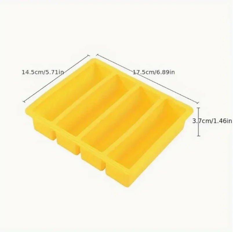 1Pc Silicone Freezer Tray With - Food Storage Frozen 评论和价格