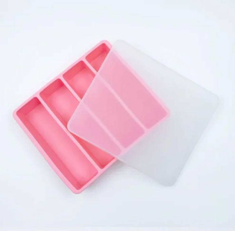 1Pc Silicone Freezer Tray With - Food Storage Frozen 评论和价格