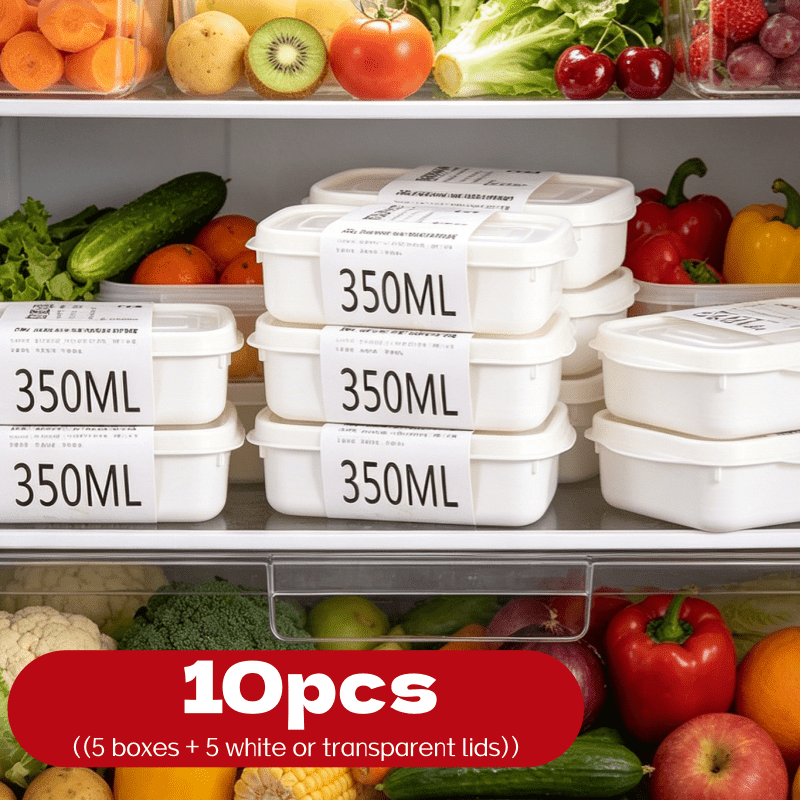 10Pcs Reusable Stackable Food  - Food Storage Box Set 评论和价格