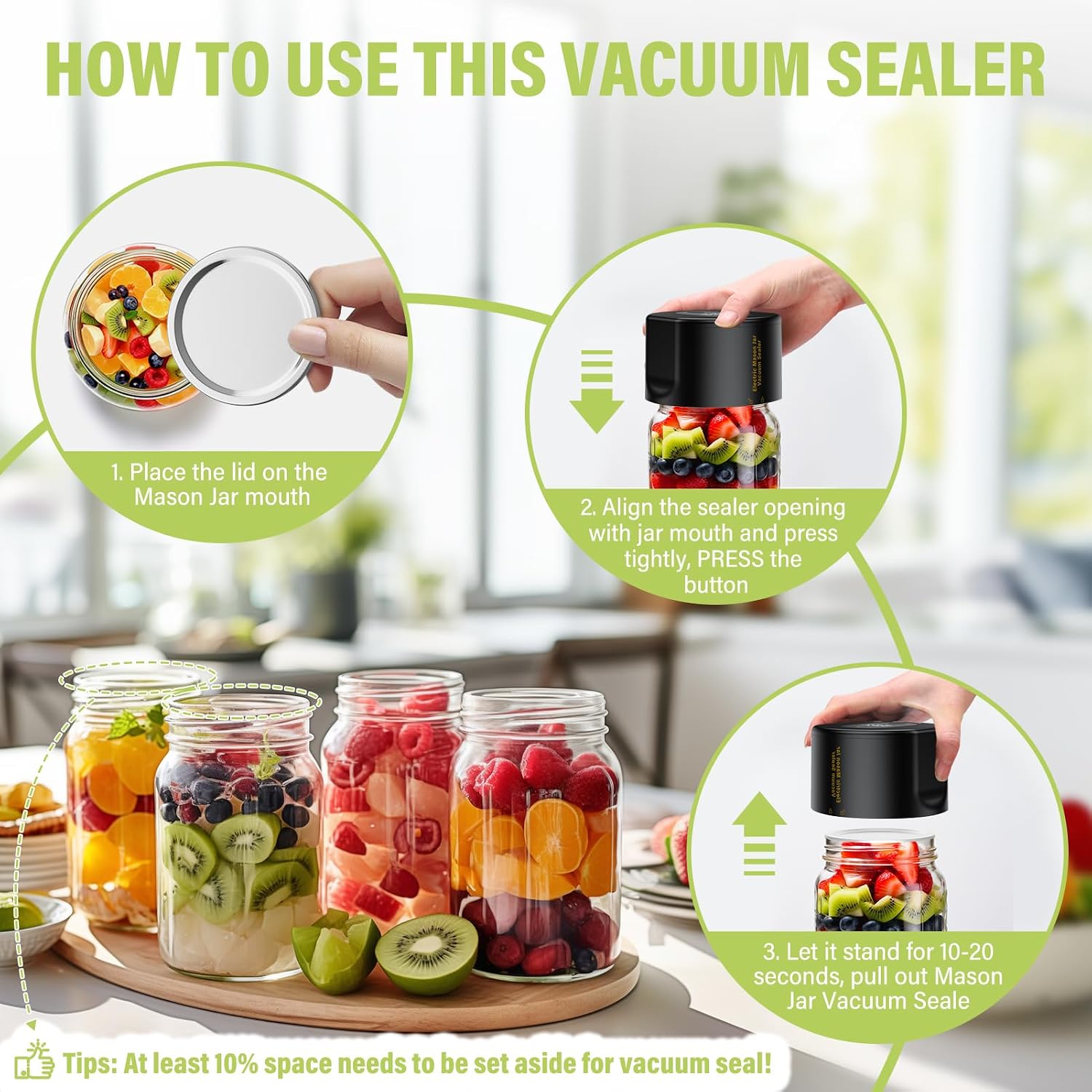 Electric Vacuum Sealer for Mas - Food Storage Vacuum Sealer Machine 评论和价格