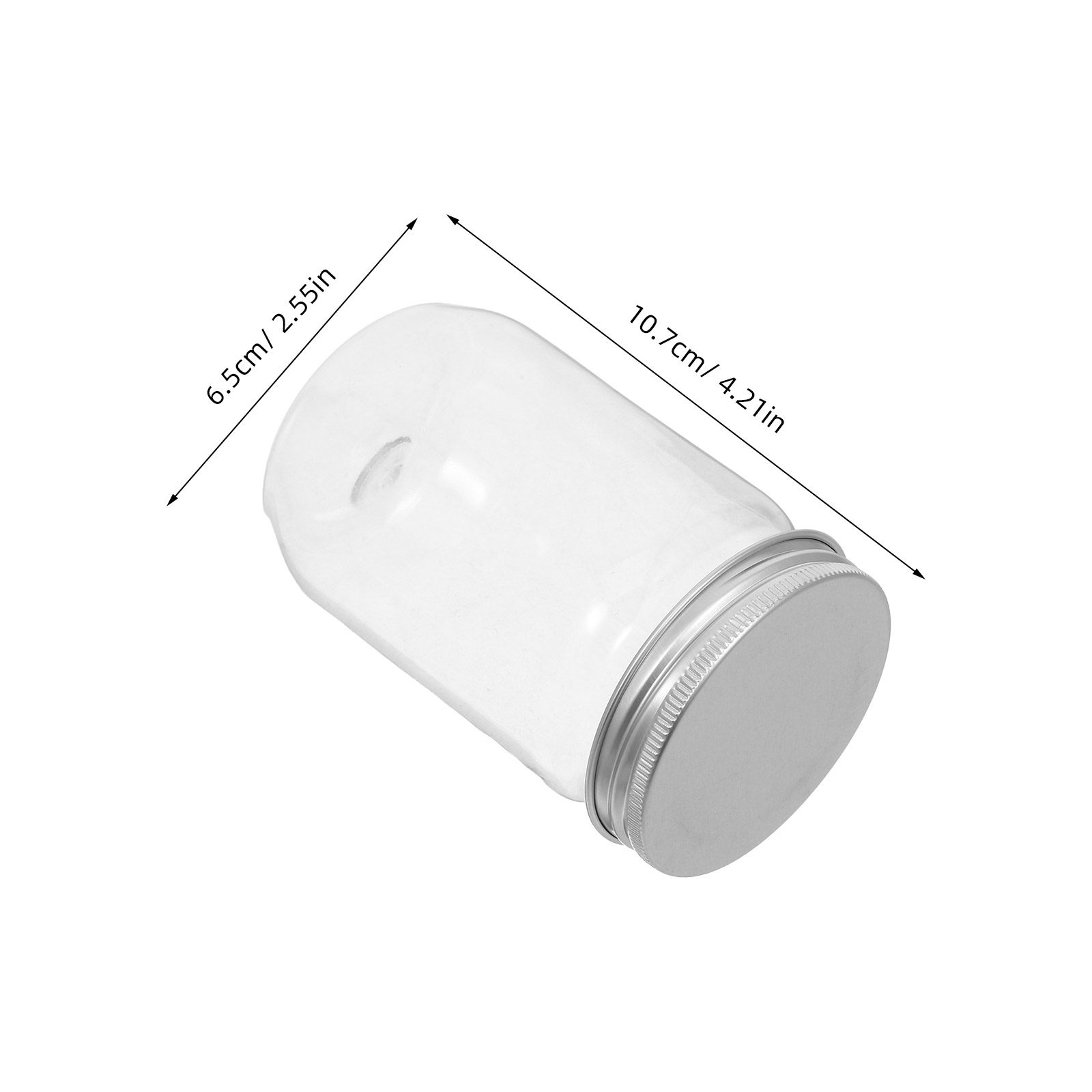 6Pcs Clear Plastic Mason Jars  - Food Storage Containers 评论和价格