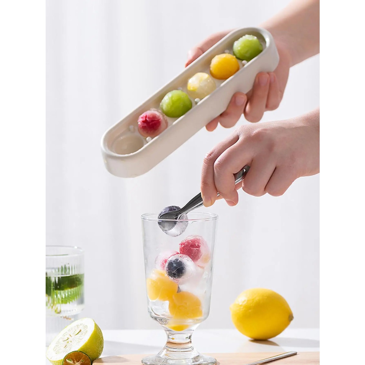 1 Round Ice Hockey Mold, Silic - Food Storage Frozen 评论和价格