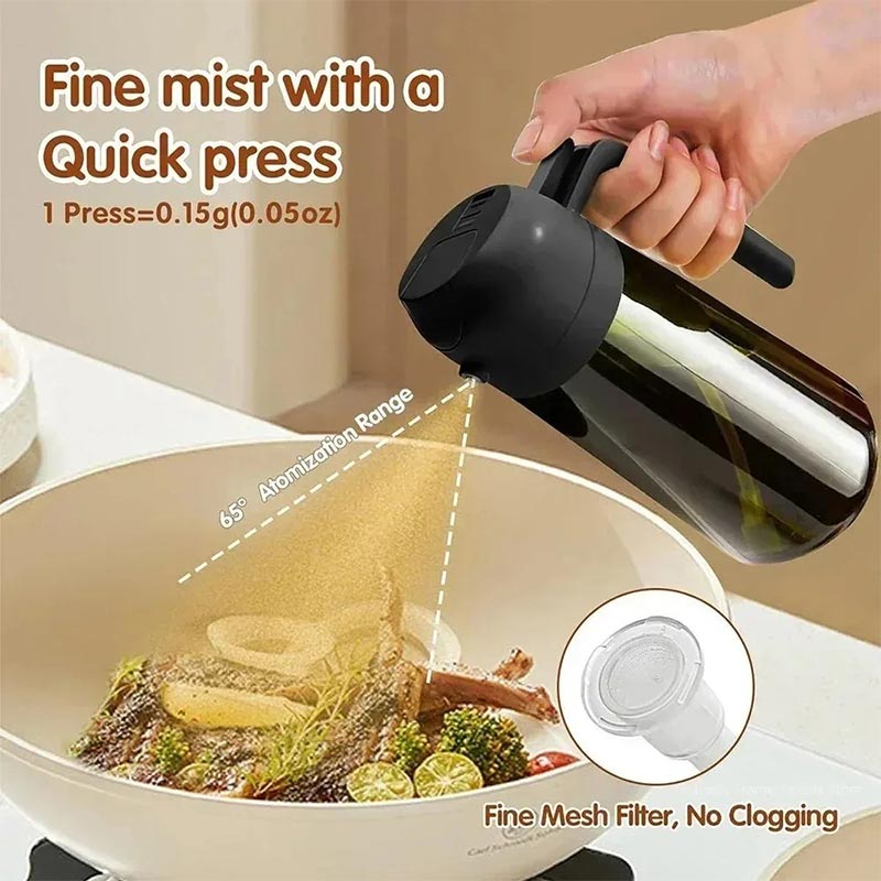 470ml Glass Oil Dispenser 2-in - Salad Dressing Bottle 评论和价格