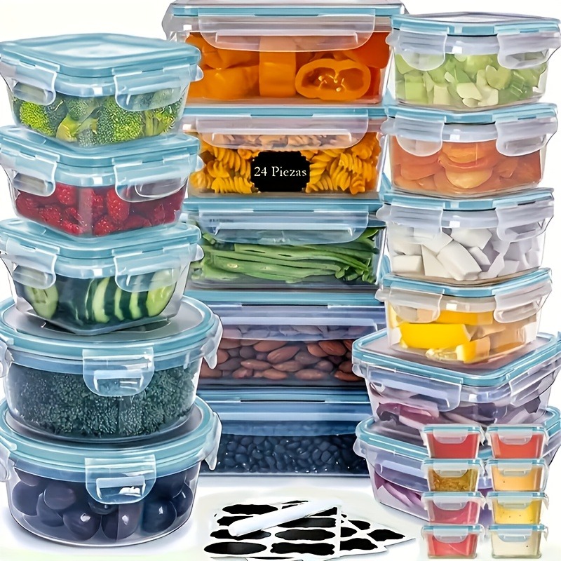 48PCS BPA-Free Food Storage Se - Food Storage Canister 评论和价格