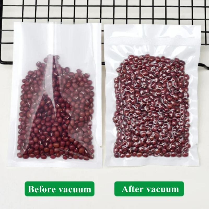 100PCS Open Top Clear White Va - Food Storage For Long Term 评论和价格