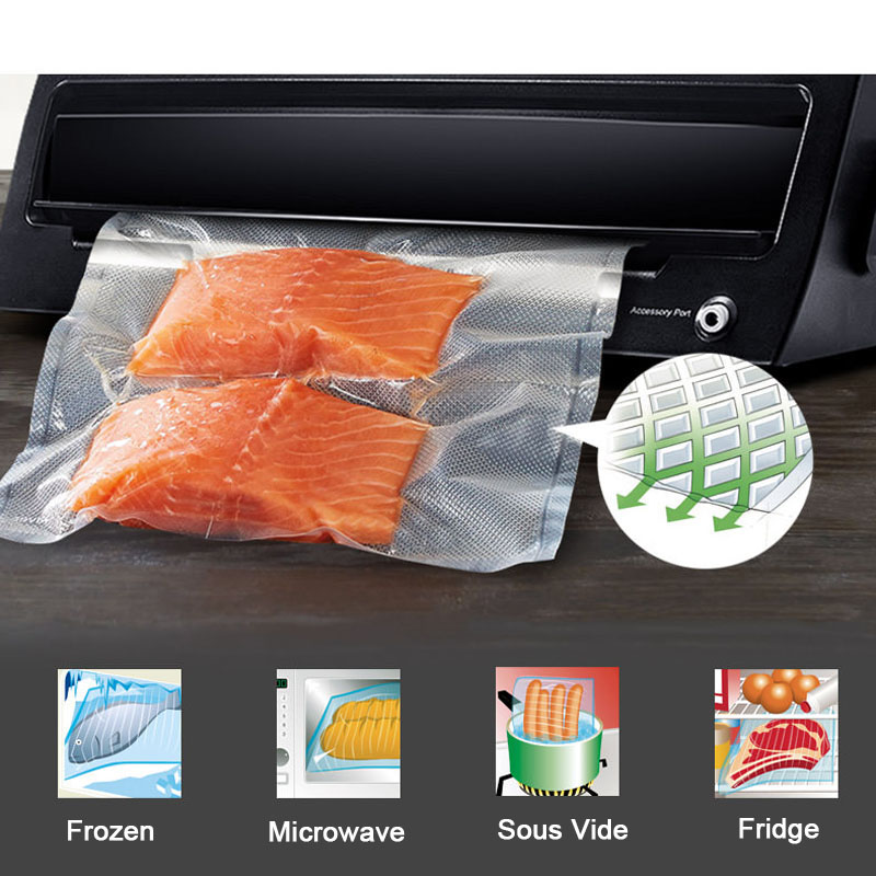Vacuum Food Saver Sealer Bags  - Food Storage Vacuum Sealer Machine 评论和价格