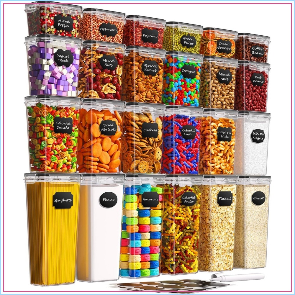 24 PCS Airtight Food Storage C - Food Storage Containers 评论和价格