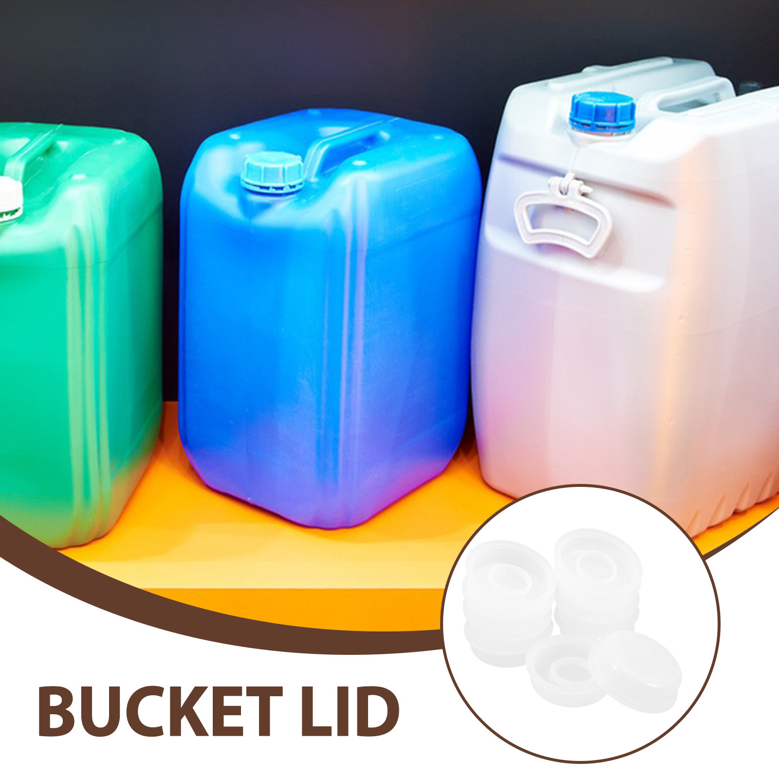 10Pcs Plastic Chemical Bucket  - Food Storage Pet 评论和价格