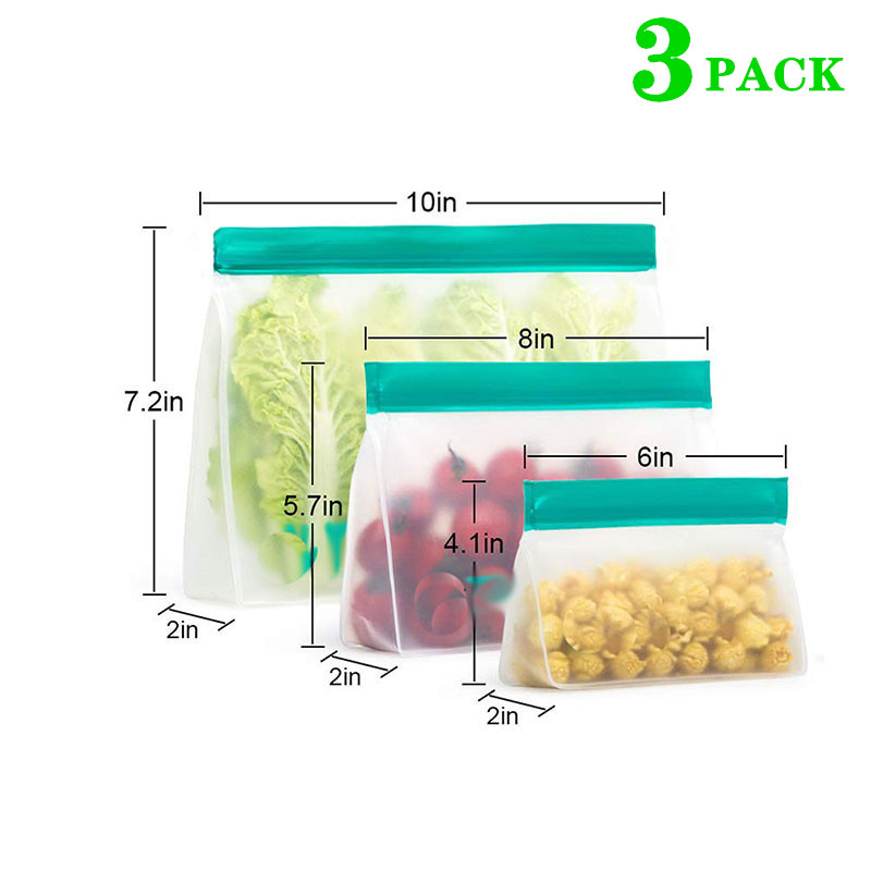 Reusable Food Storage Bag Upgr - Food Storage Ziploc Bags 评论和价格