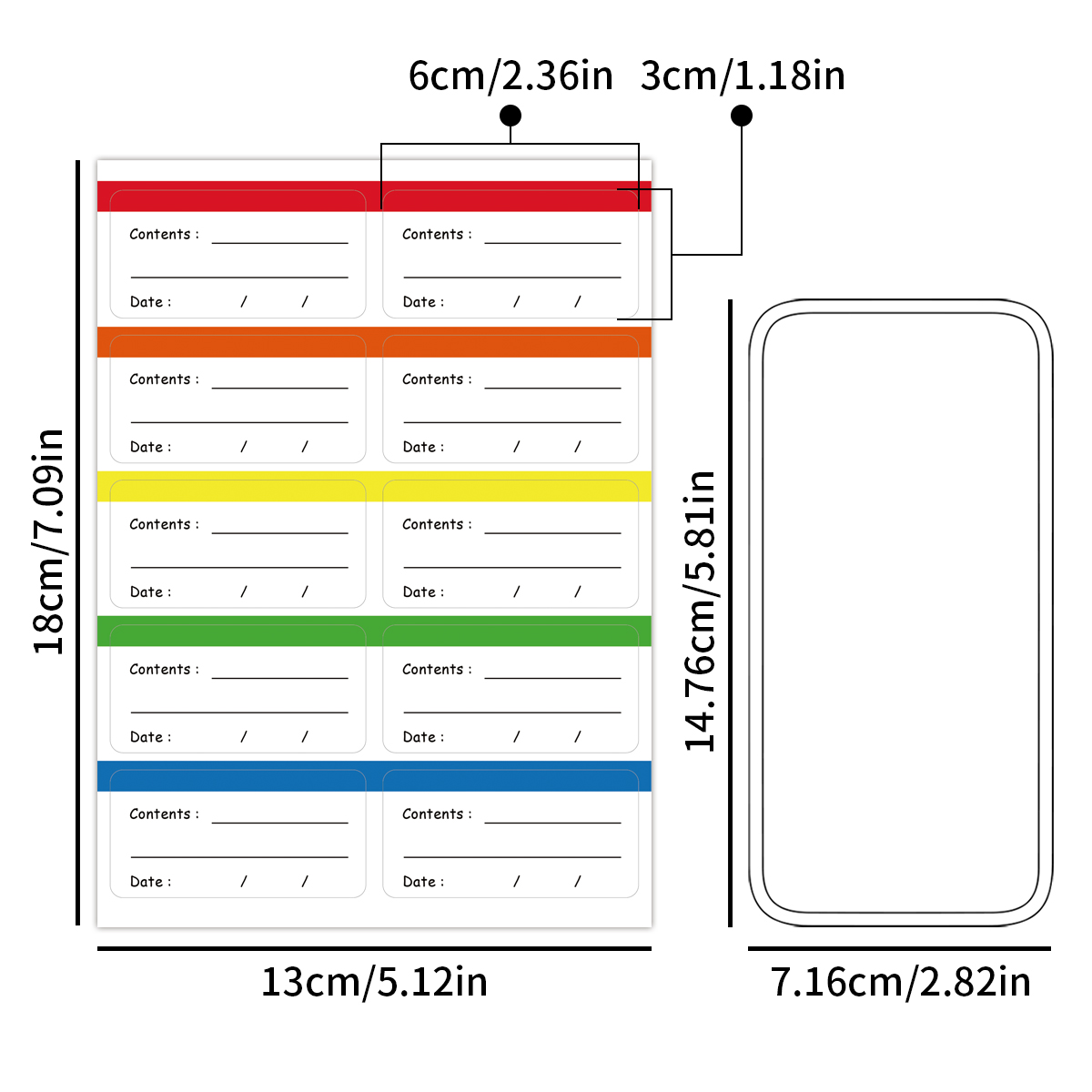 10 Sheets/Pack Freezer Labels  - Food Storage Frozen 评论和价格