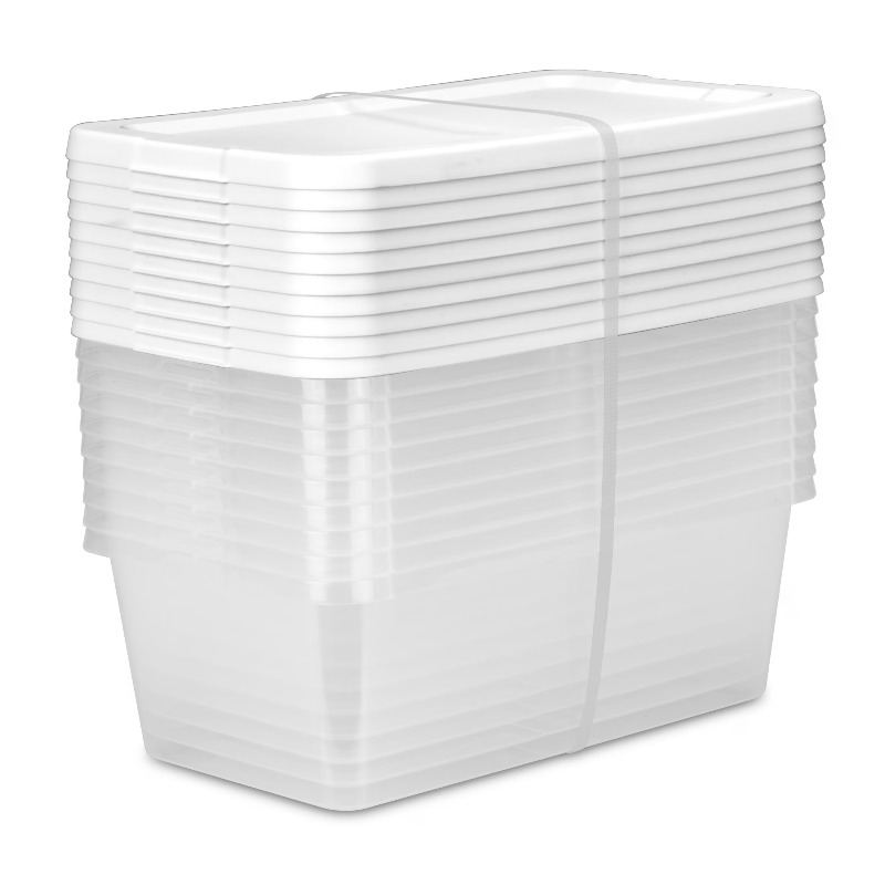 Set of (10) 6 Quart Small Stor - Food Storage Quart Containers 评论和价格