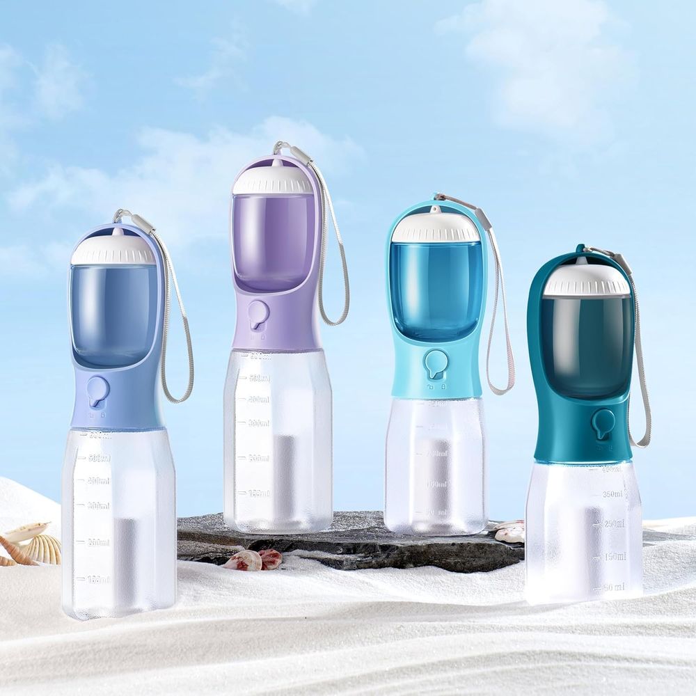 Dog Water Bottle with Food Con - Food Storage Essentials 评论和价格